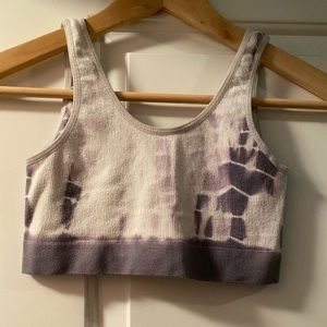 Purple tie-die bralette from Urban Outfitters s M